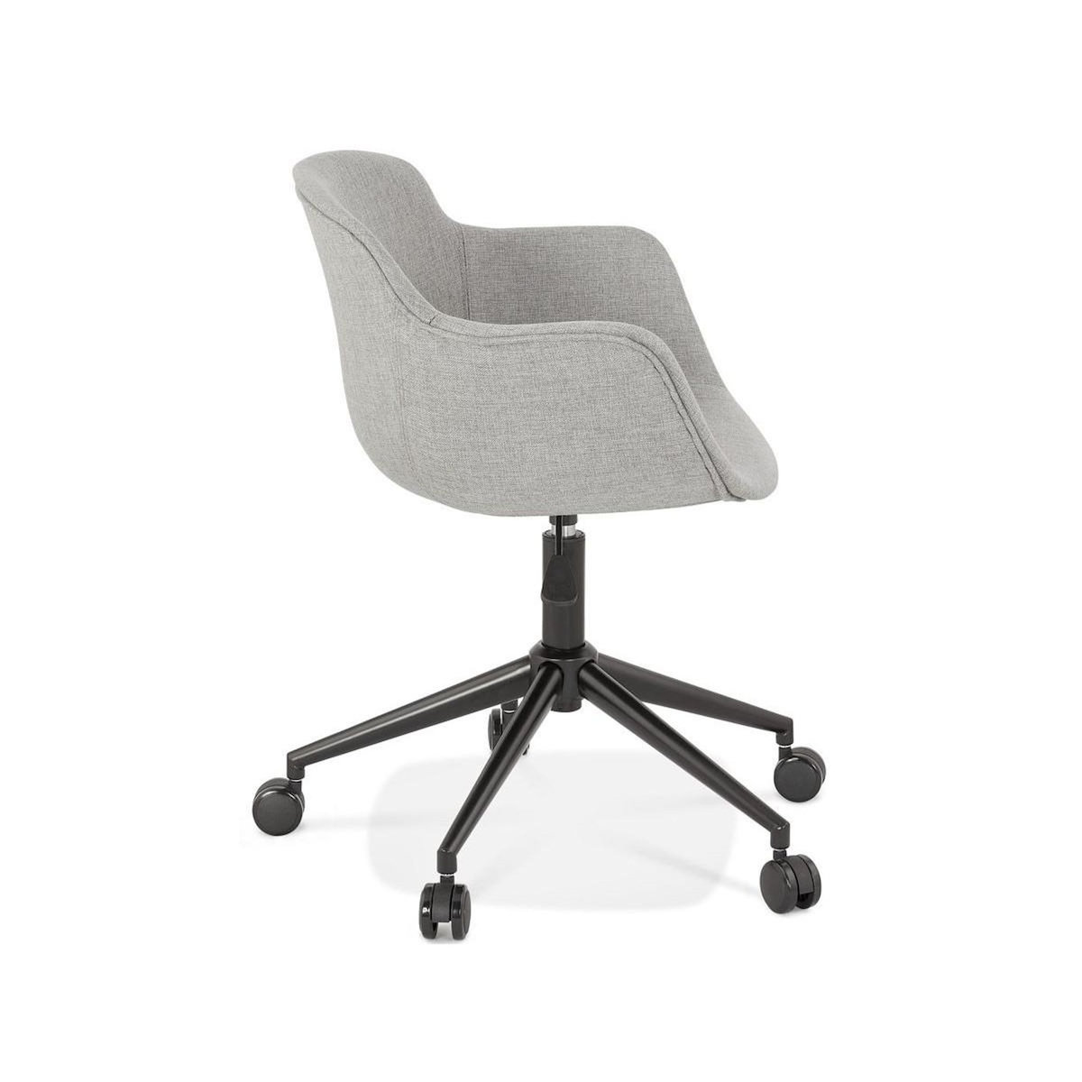 Paris Prix Chaise de Bureau Design  Alma  80cm Gris