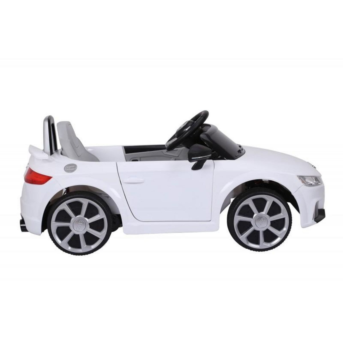 Audi Audi TT RS Voiture Electrique Enfant (2x25W) 103x62x44 cm - Marche av/ar, Phares, Musique, Ceinture et Télécommande parentale