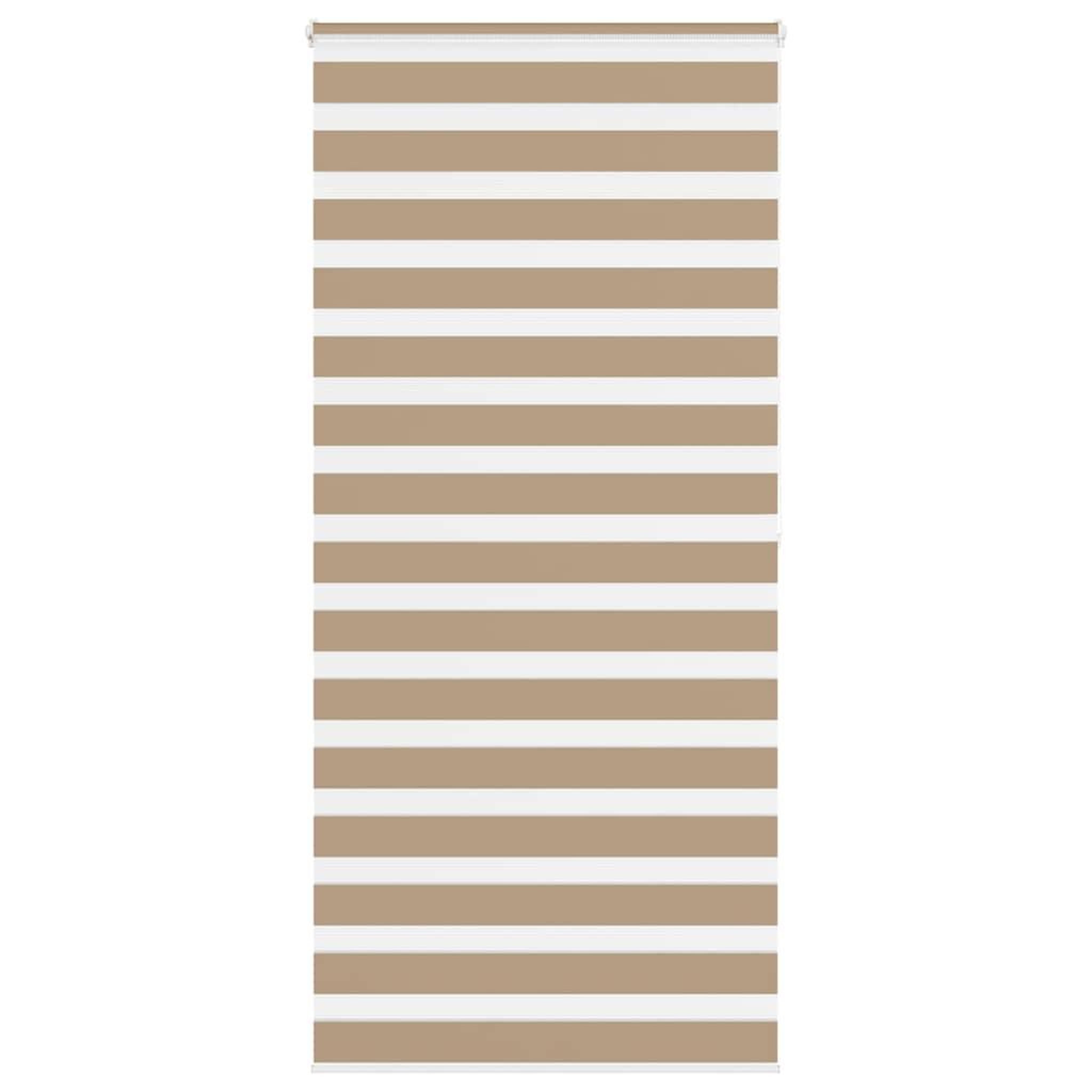 VIDAXL Store zebre marron sable largeur du tissu 100,9 cm polyester