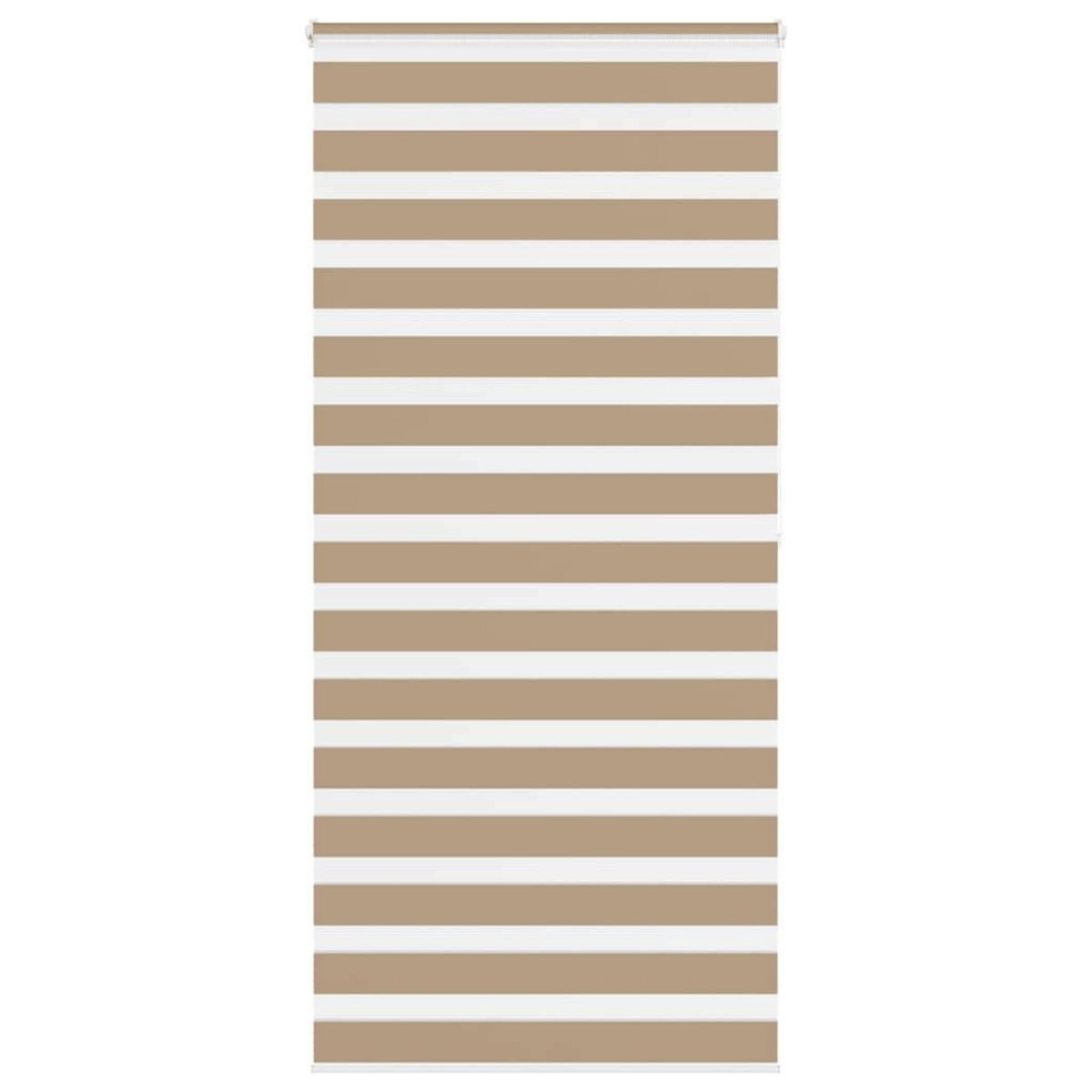 VIDAXL Store zebre marron sable largeur du tissu 100,9 cm polyester