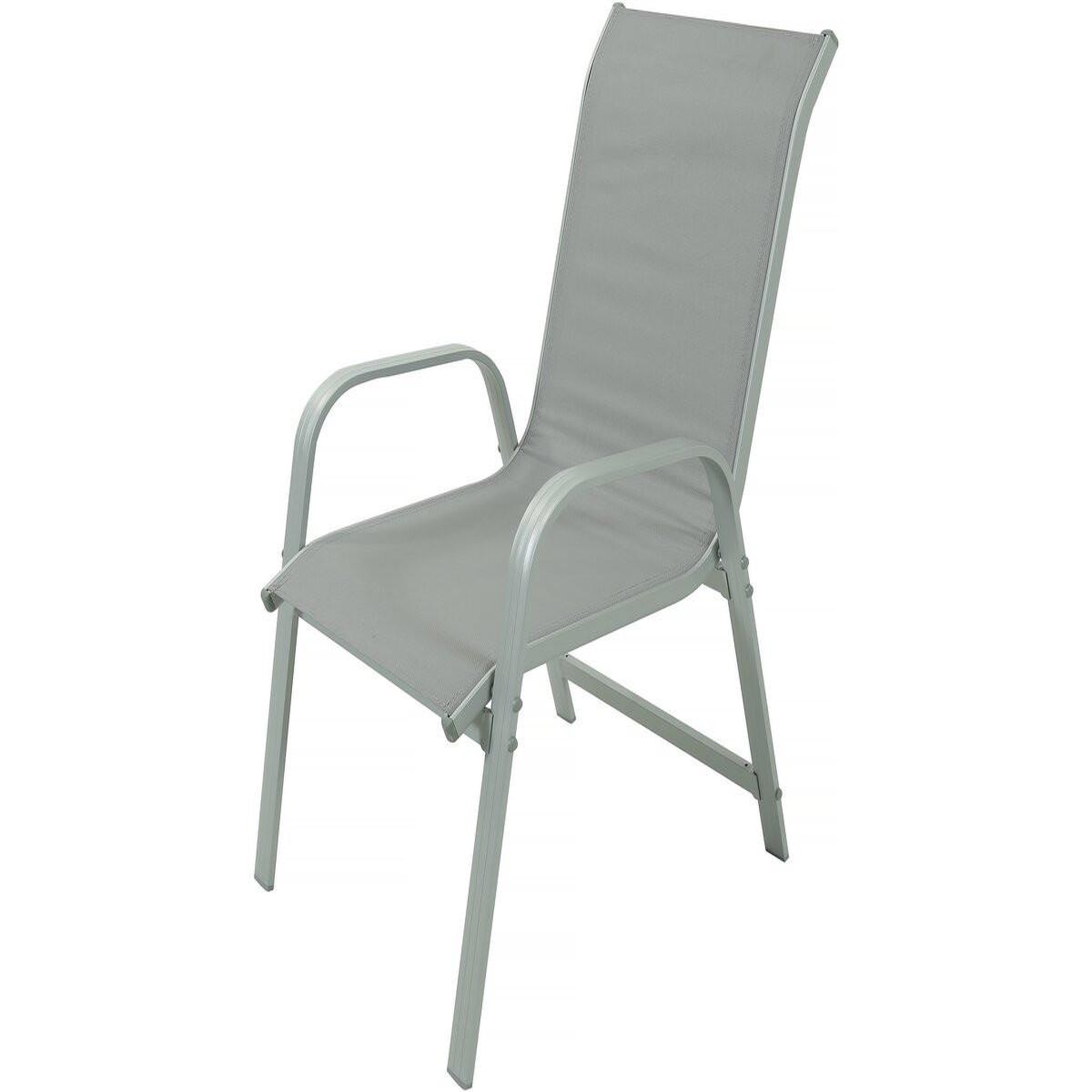 Voir la diapositive 4 : Habitat et Jardin Table extensible et chaises de jardin en aluminium  lagos  - 140/280 x 90 x 76 cm - 8 places - gris clair