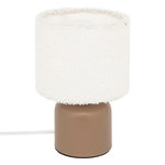 ATMOSPHERA Lampe à Poser Bouclette  Bona  22cm Marron