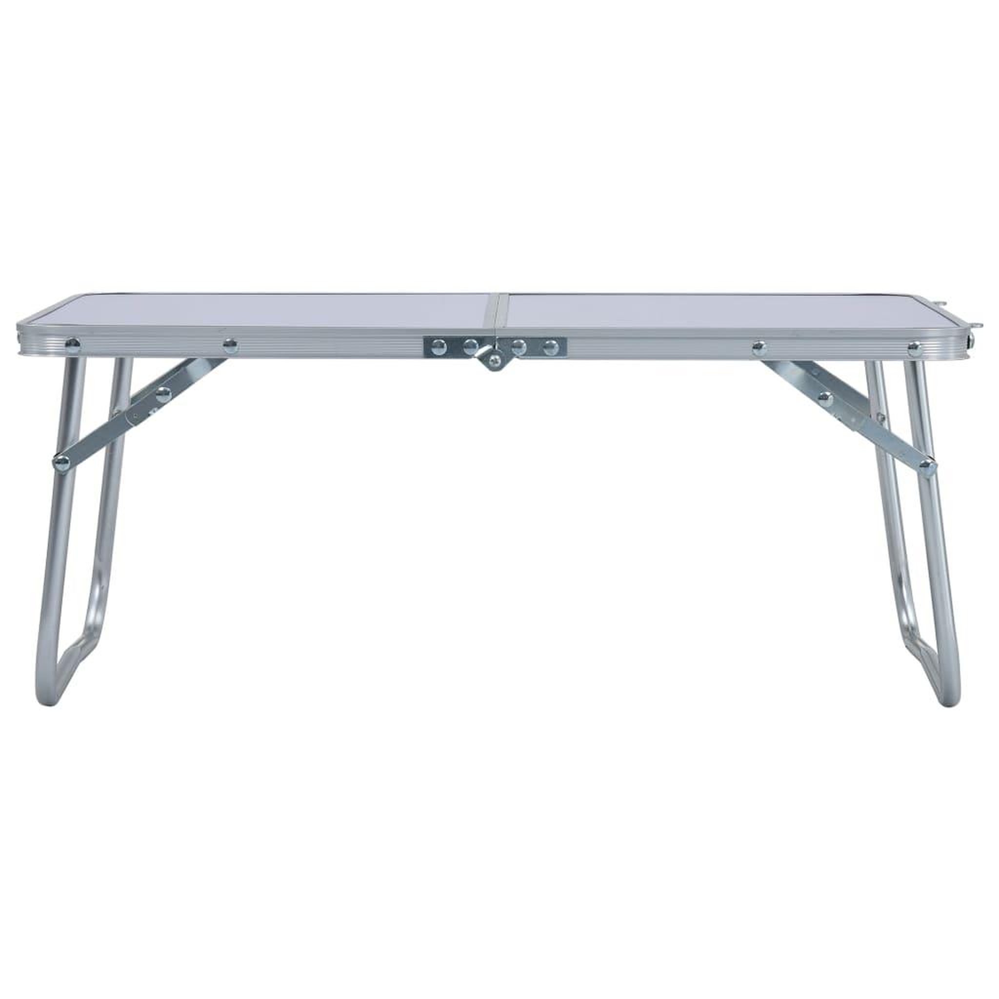 Voir la diapositive 2 : VIDAXL Table pliable de camping Blanc Aluminium 60x40 cm
