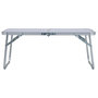 Voir la diapositive 2 : VIDAXL Table pliable de camping Blanc Aluminium 60x40 cm