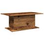 Voir la diapositive 2 : VIDAXL Table basse vieux bois 102x55,5x40 cm bois d'ingenierie