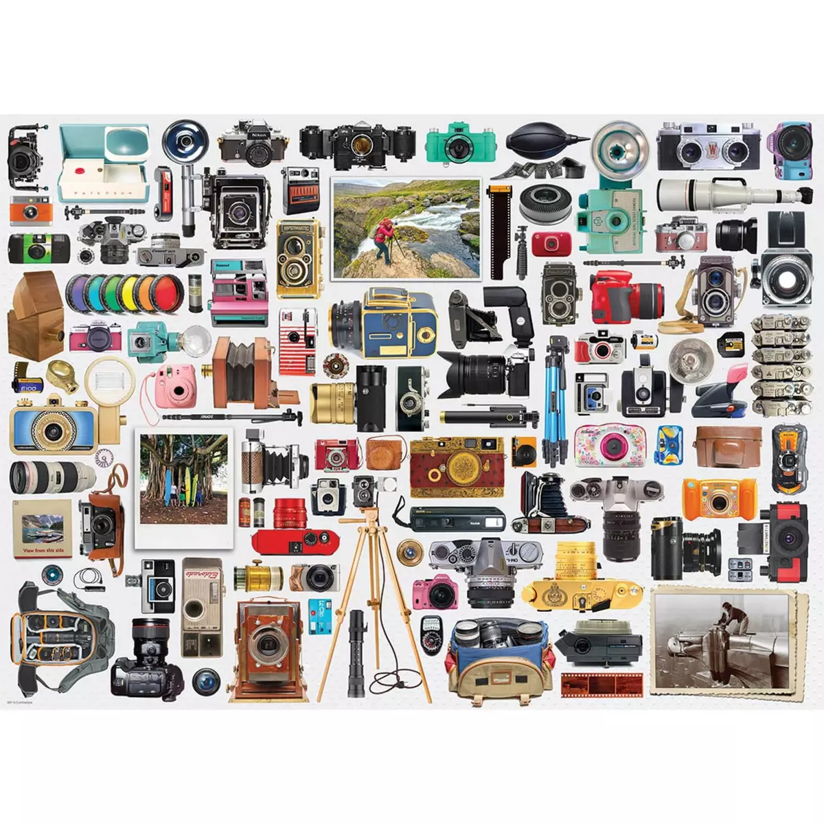 Eurographics Puzzle 1000 pièces : Monde des caméras