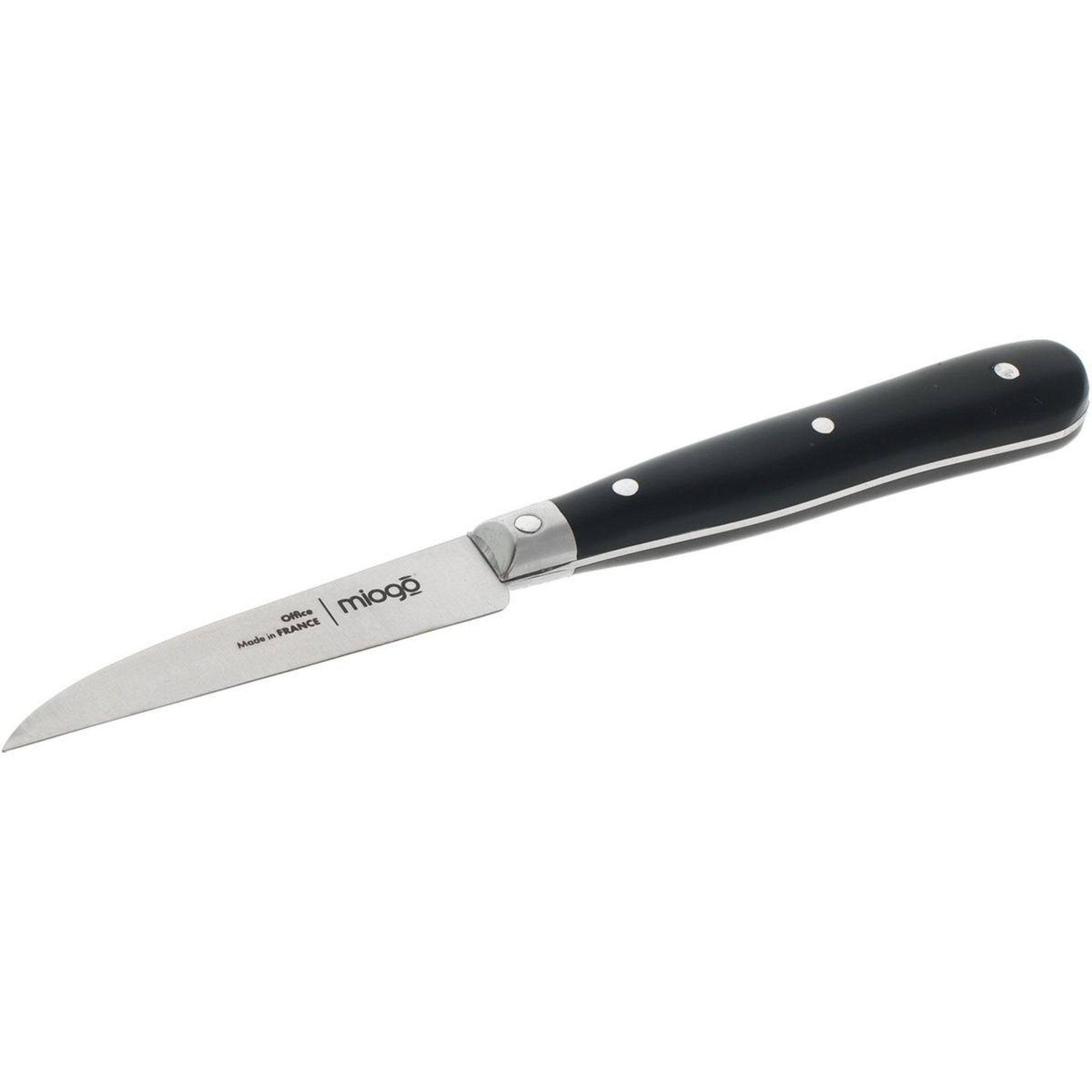 Voir la diapositive 2 : MIOGO Couteau office 8 cm pleine soie