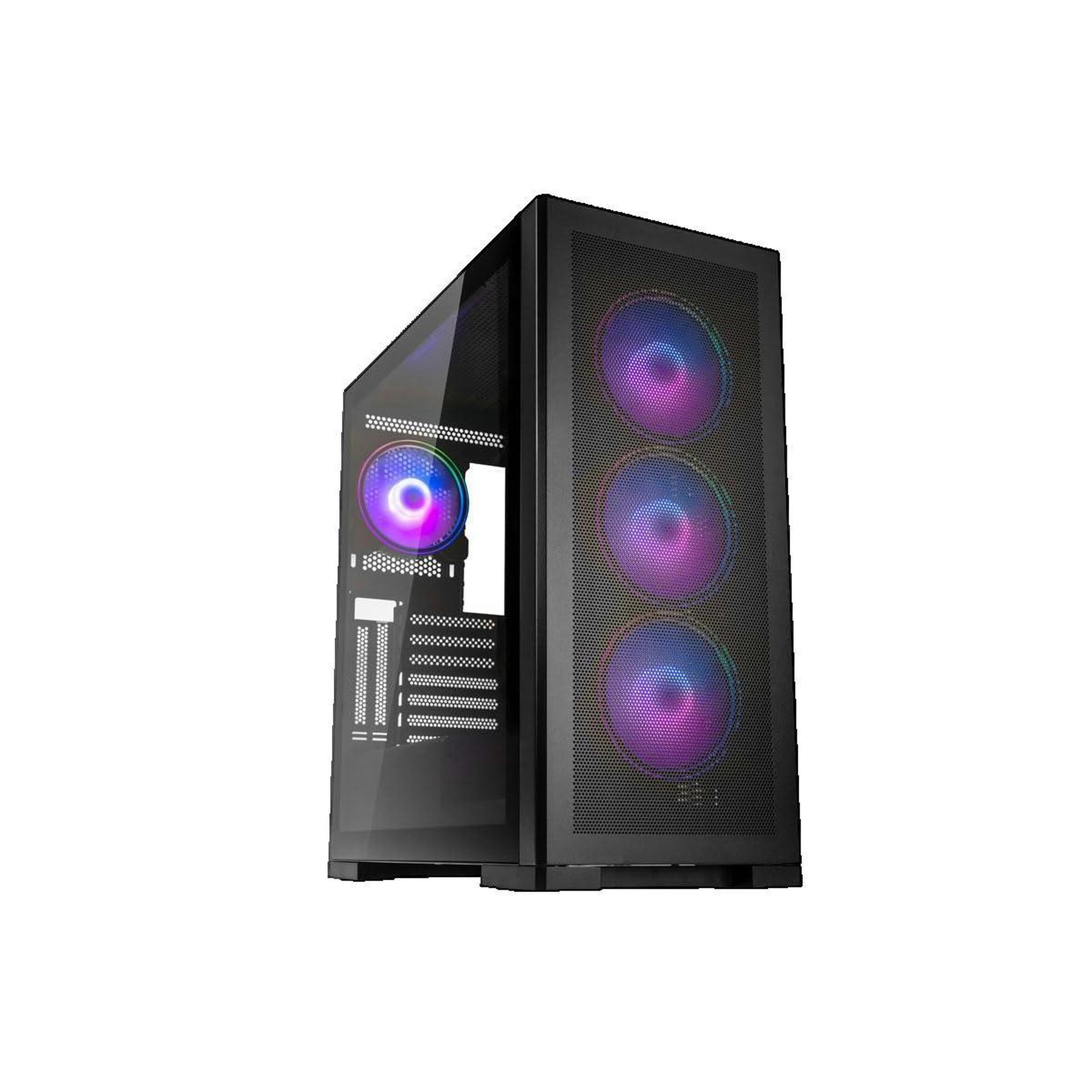 Voir la diapositive 1 : Kolink Boîtier PC Kolink Unity Meshbay ARGB Noir avec ventilation optimisée