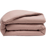 BATON ROUGE Housse de couette 100% lin lavé. Coloris disponibles : Rose