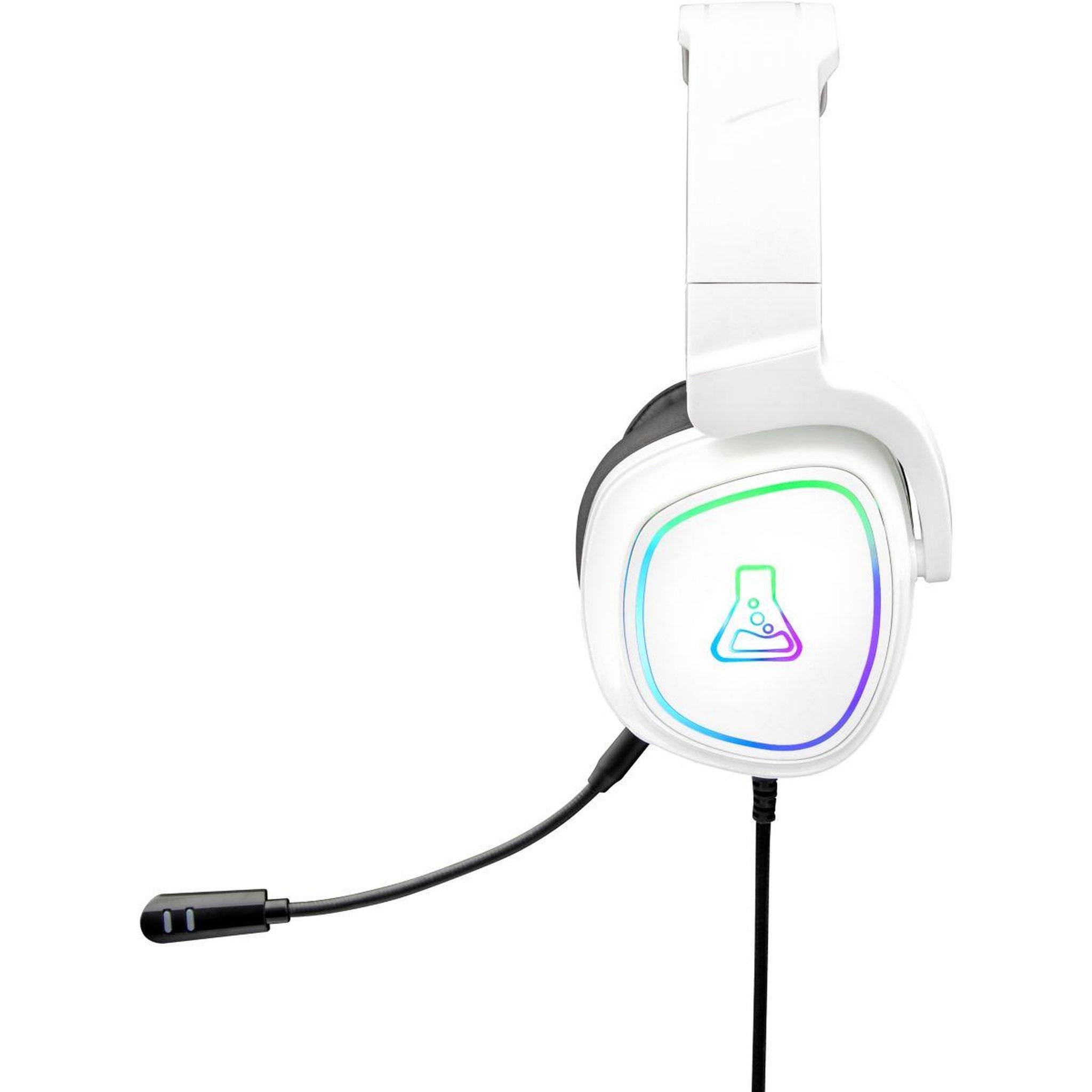 Voir la diapositive 5 : THE G-LAB Casque gamer KORP RADIUM BLANC