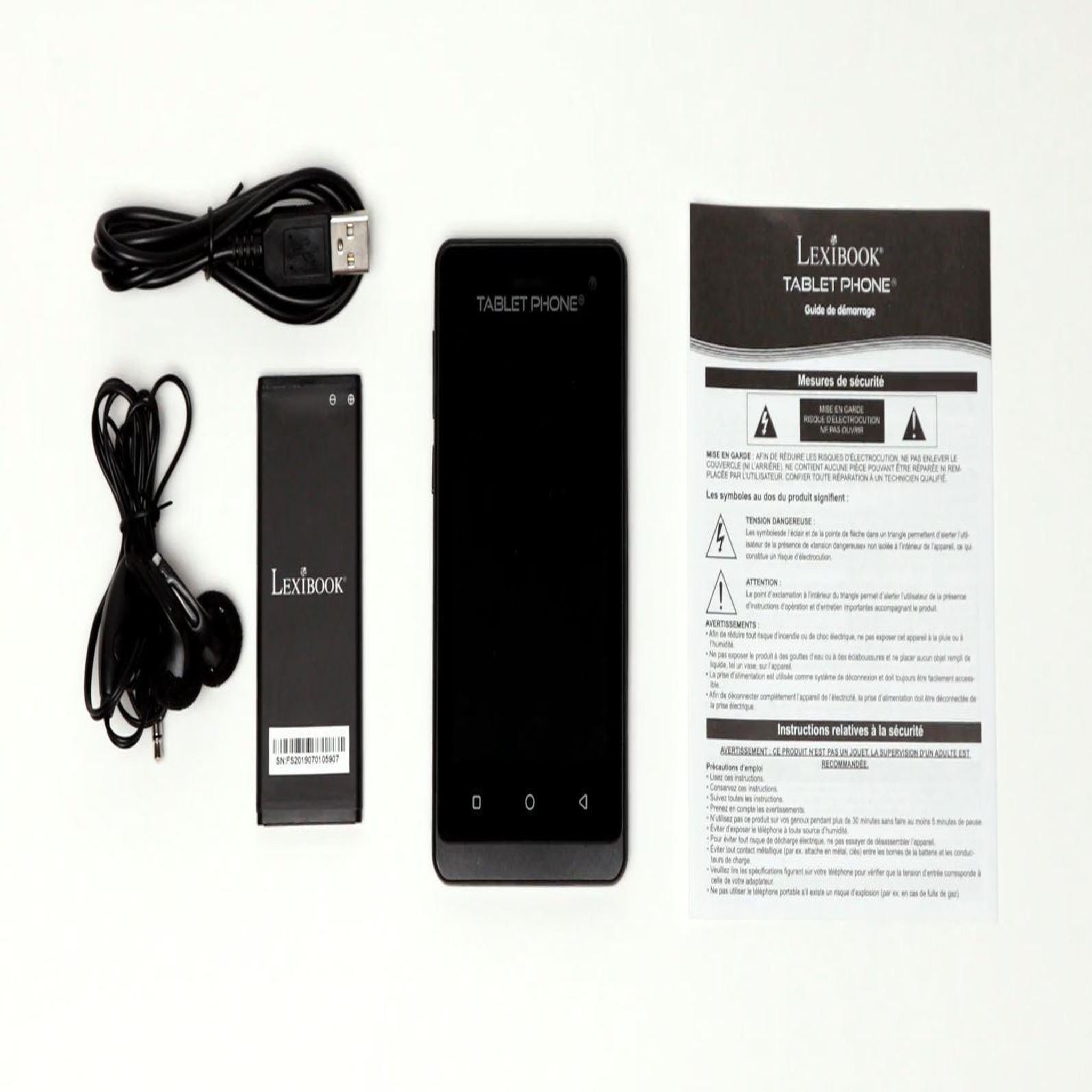 Voir la diapositive 5 : Lexibook Téléphone Portable Tablet Phone (Version FR)