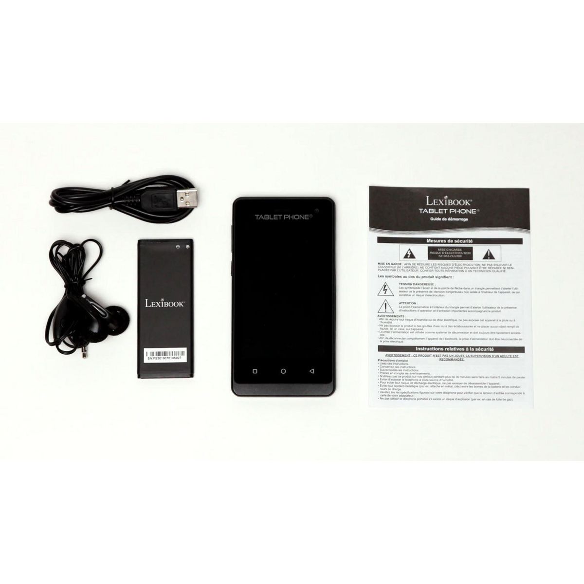 Lexibook Téléphone Portable Tablet Phone (Version FR)