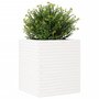 Voir la diapositive 4 : VIDAXL Jardiniere blanc 60x60x68,5 cm bois de pin massif