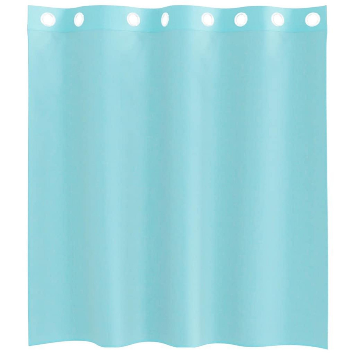 VIDAXL Rideaux en voile avec œillets 2 pcs turquoise