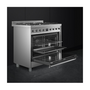 Voir la diapositive 2 : SMEG Piano de cuisson dessus gaz SMEG CG90X2