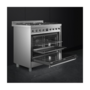 Voir la diapositive 2 : SMEG Piano de cuisson dessus gaz SMEG CG90X2