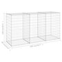 Voir la diapositive 6 : VIDAXL Mur en gabion avec couvercles Acier galvanise 200x60x100 cm