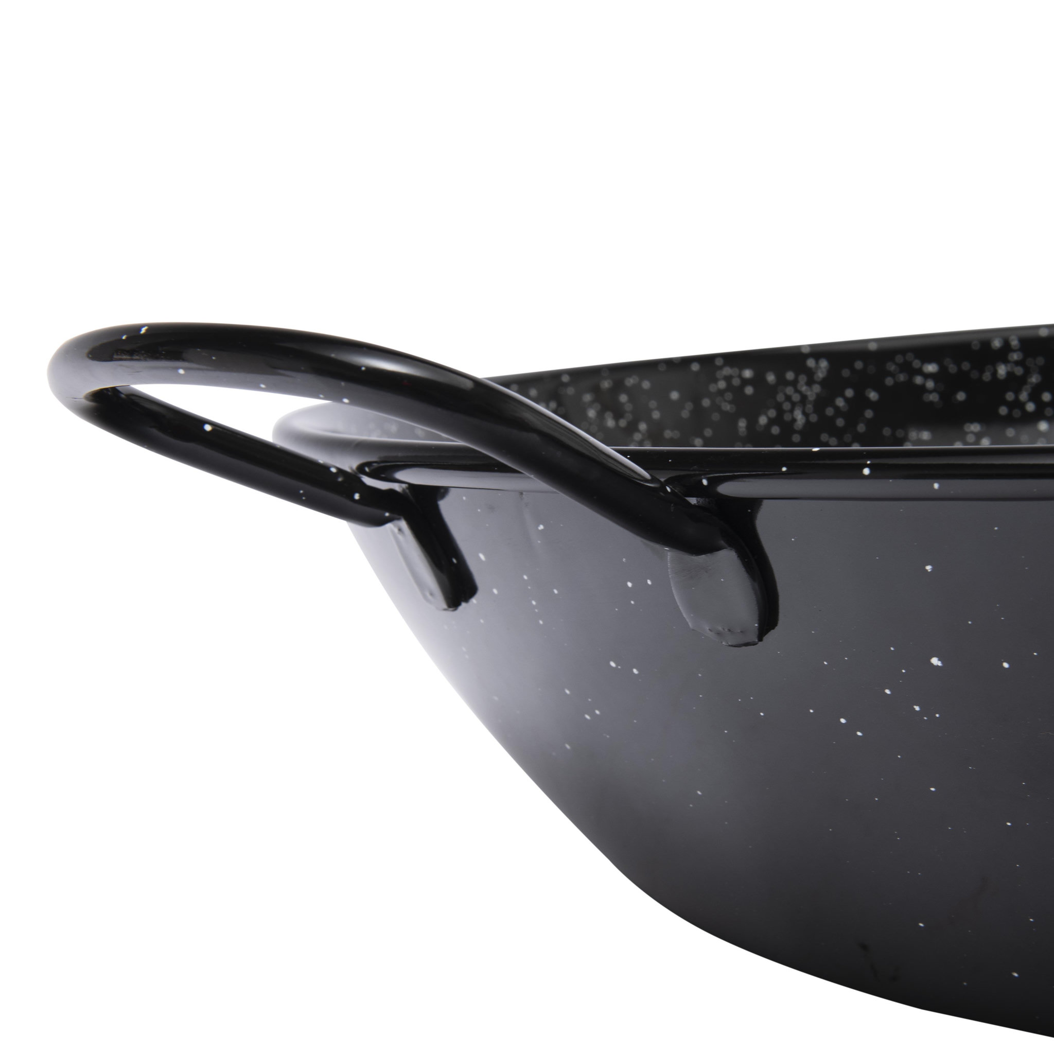 Voir la diapositive 3 :  Plat à paella émaillé haut Ø 50 cm 8 personnes