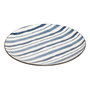 Voir la diapositive 2 : SECRET DE GOURMET Lot de 6 Assiettes Plates  Umami Rayure  26cm Bleu