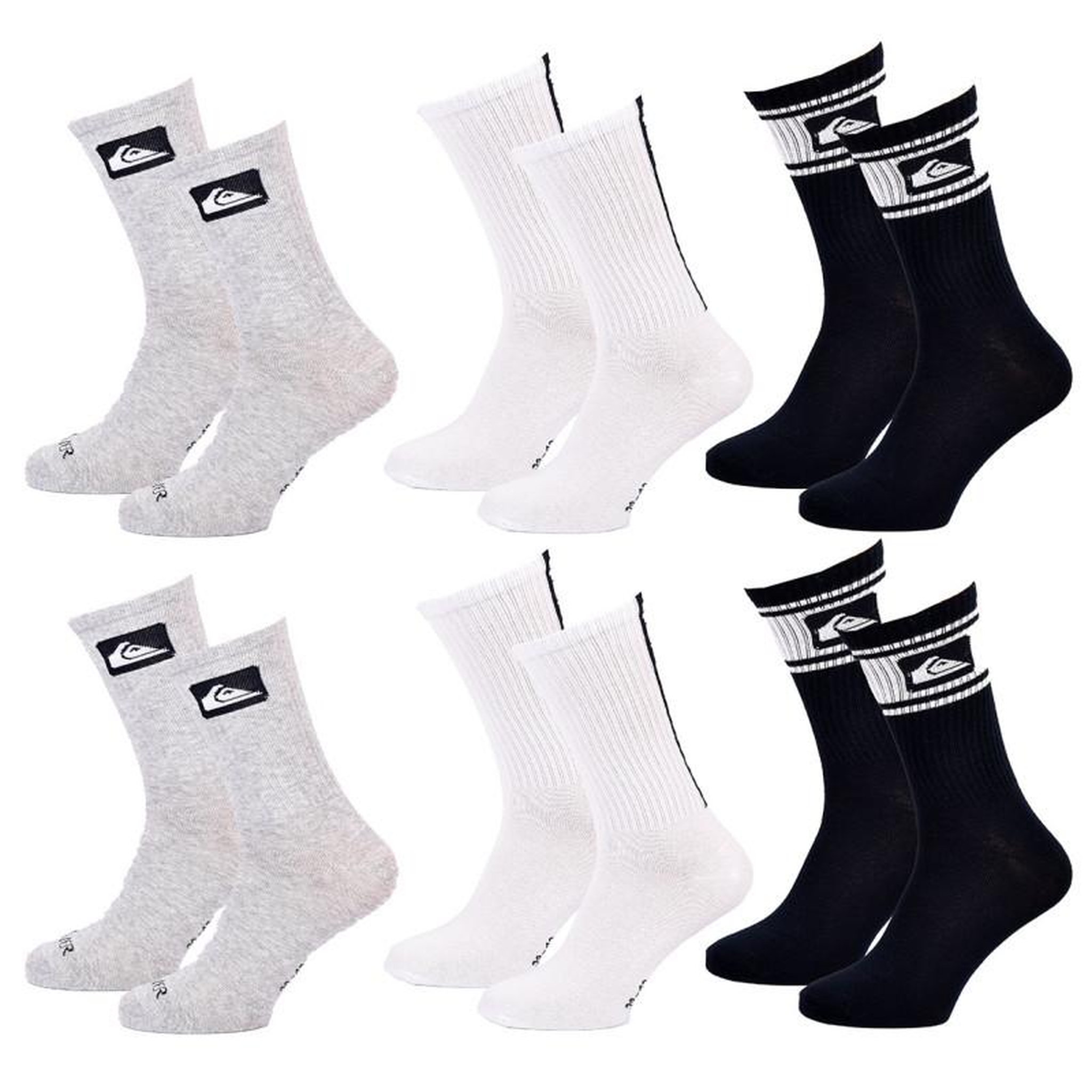 Voir la diapositive 1 : QUIKSILVER Chaussettes QUIKSILVER REGULAR CREW