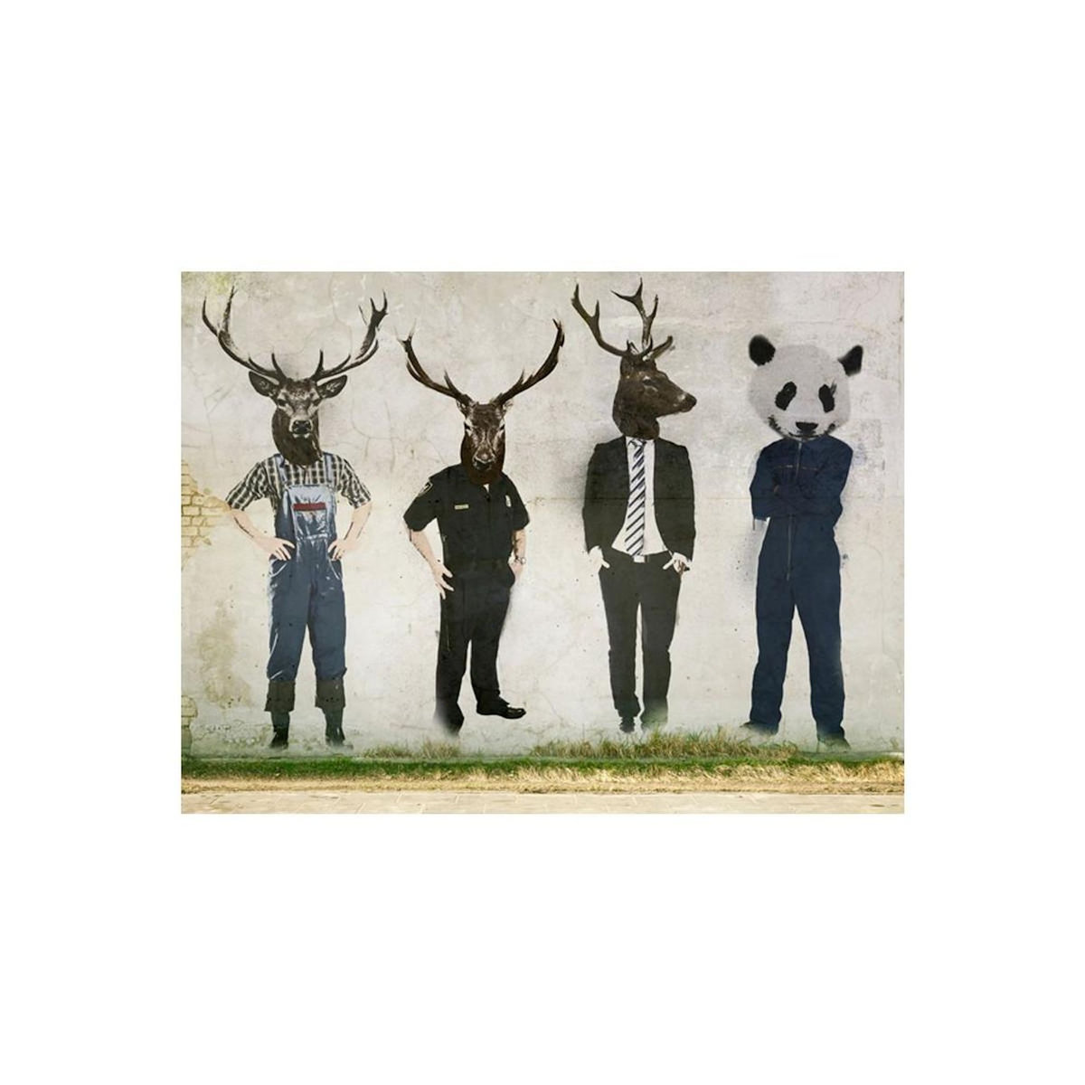 Paris Prix Papier Peint  Man Or Animal?