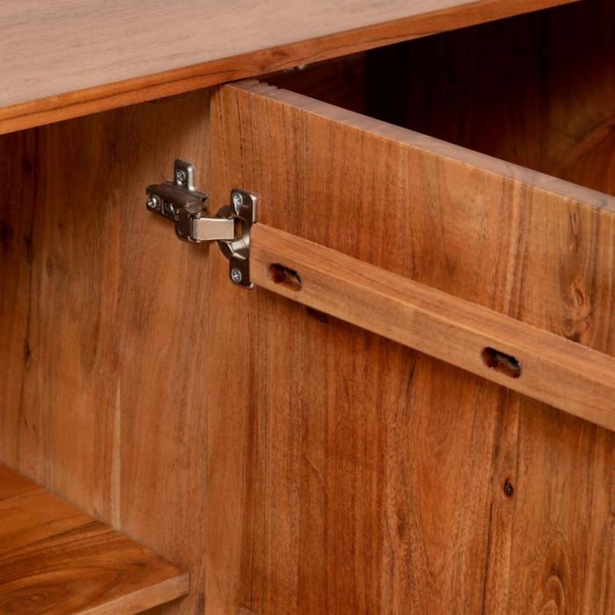 Paris Prix Buffet 3 Portes en Bois  Nanda  150cm Naturel