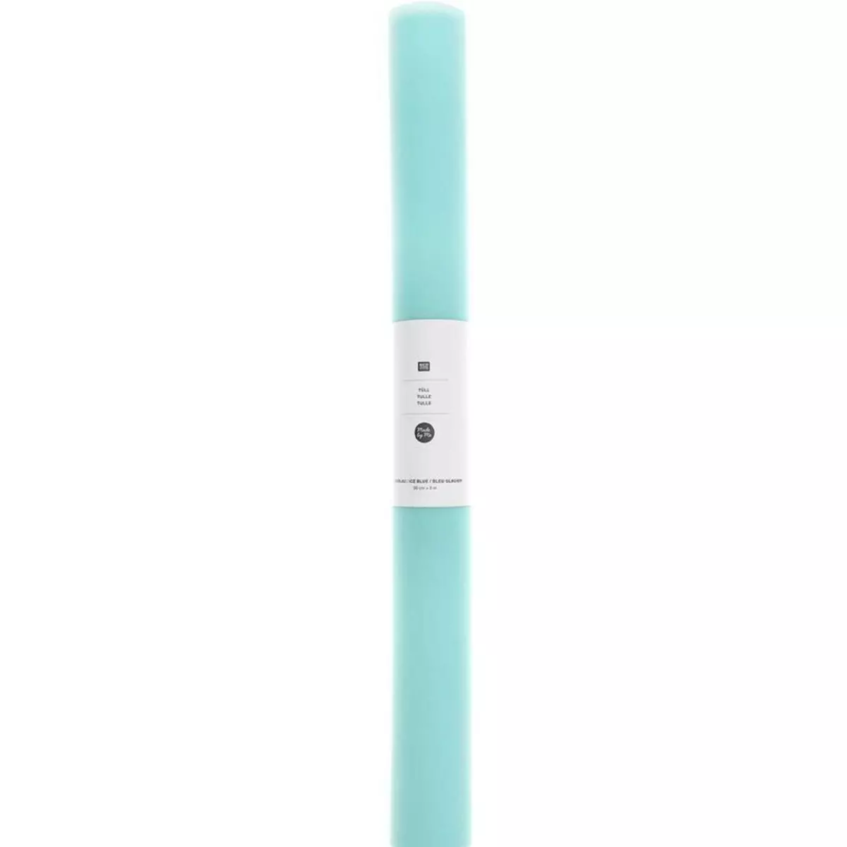 RICO DESIGN Rouleau de tulle 50 cm x 5 m - bleu clair