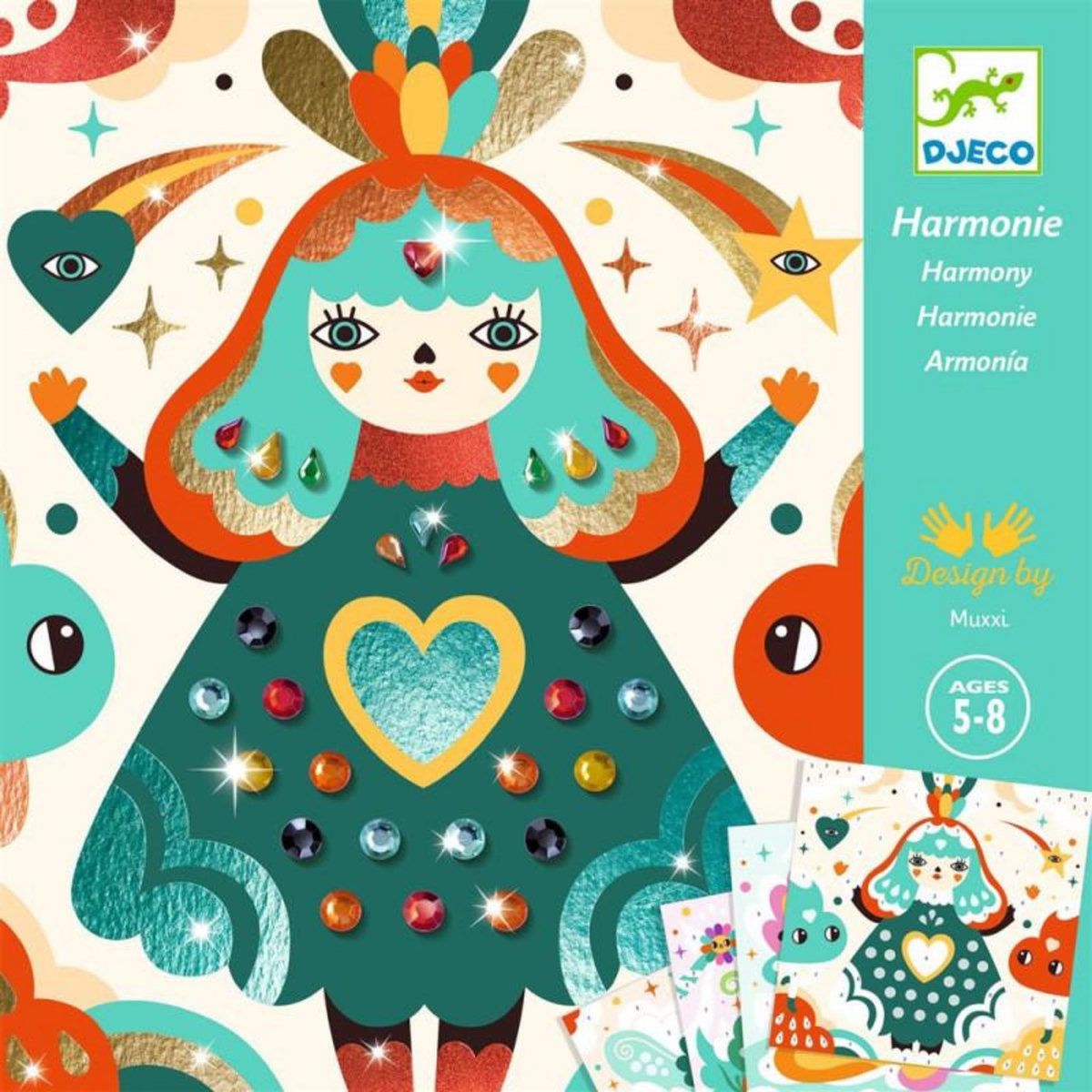 Djeco Jeu créatif Djeco Tableaux à métalliser Harmonie