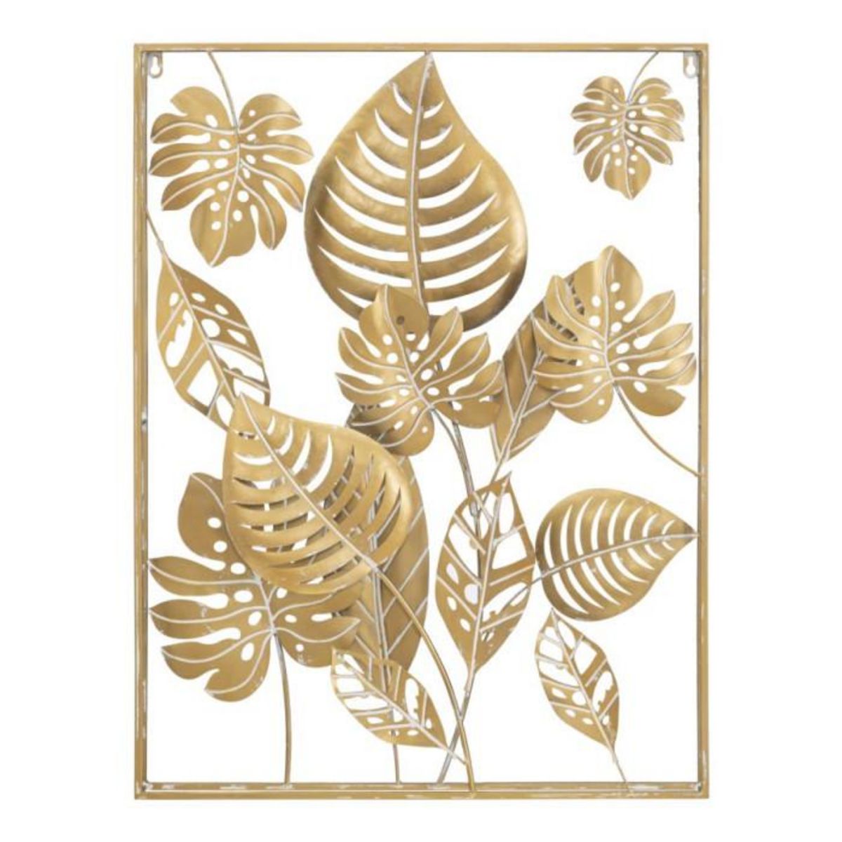 Paris Prix Décoration Murale Encadrée en Métal  Jungle  80cm Or