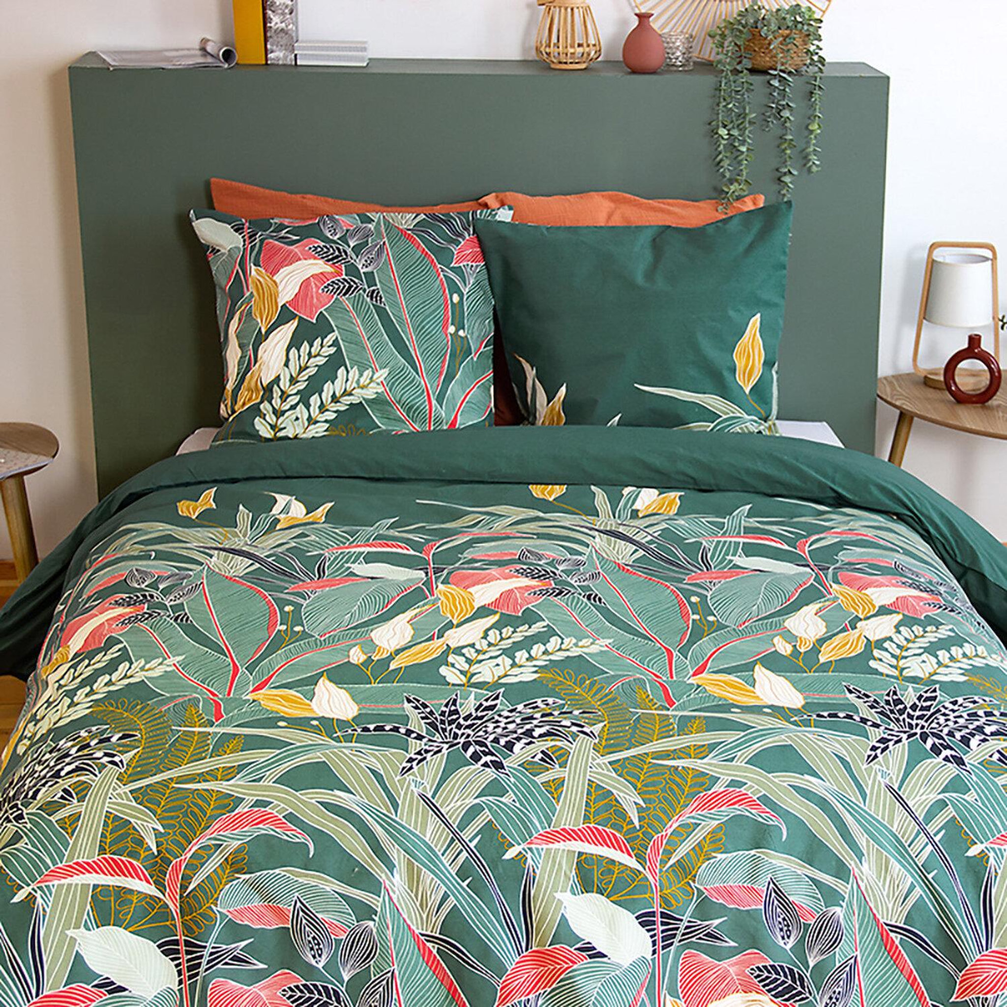 Voir la diapositive 4 : Home collection Parure housse de couette 100 % coton 57 fils gigajung