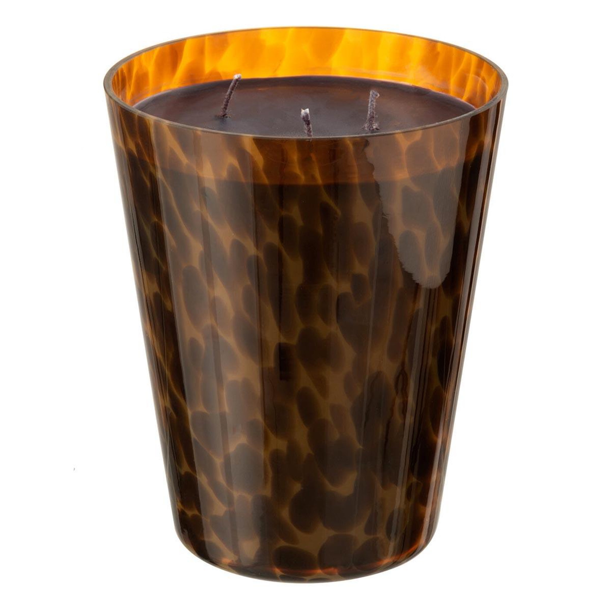 J-LINE Bougie parfumée  noa  20cm bois de santal marron