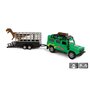 Voir la diapositive 2 : GLOB KIDS Kids Globe Die-cast Land Rover with Dino trailer, 29cm