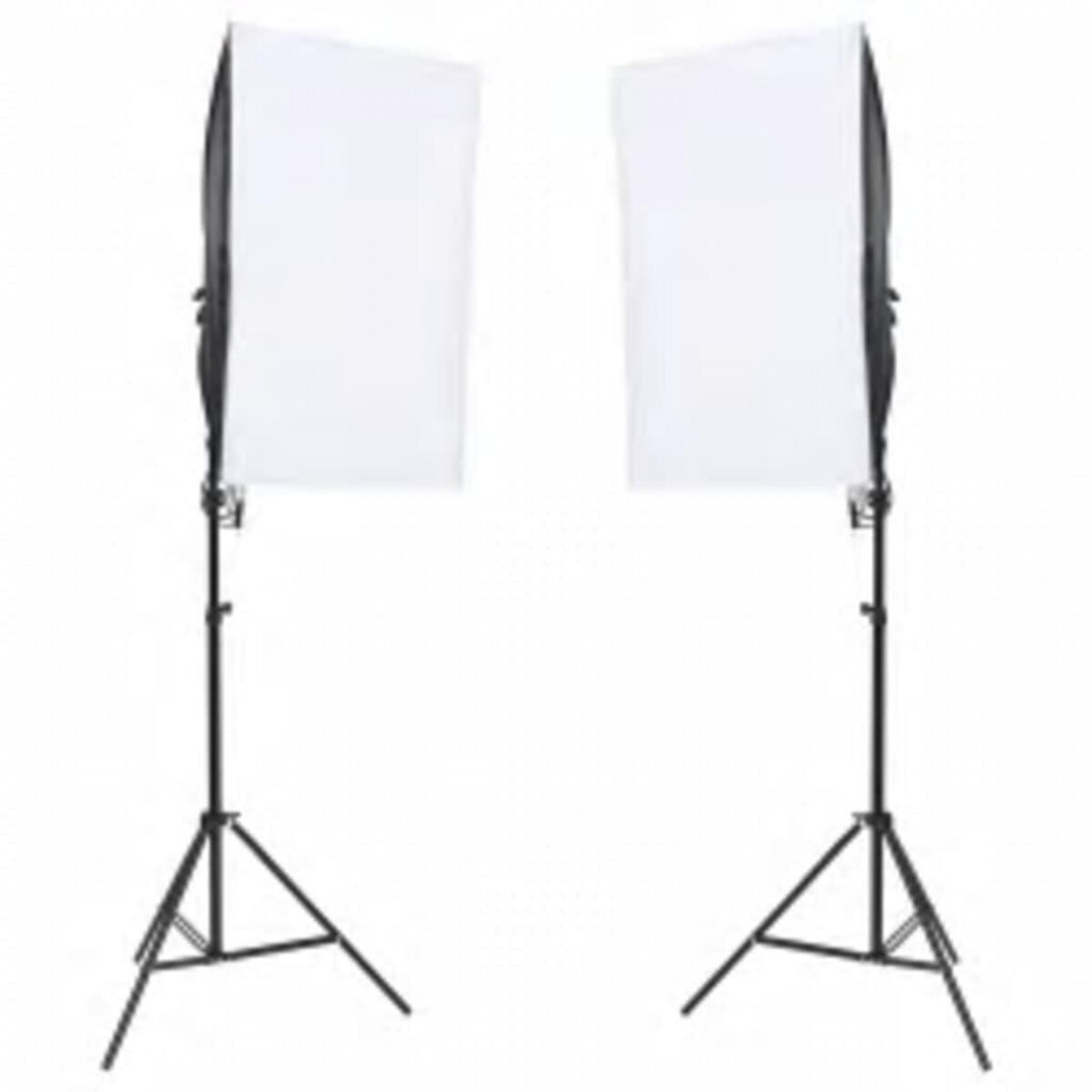 VIDAXL Kit de studio photo avec eclairage et toile de fond