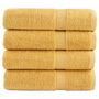 Voir la diapositive 1 : VIDAXL Essuie mains de qualité supérieure SOLUND 4 pcs doré 600 g m²