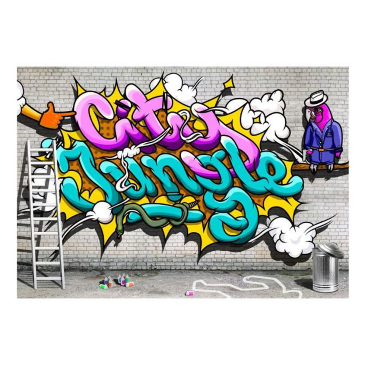 Paris Prix Papier Peint  Pink Parrot