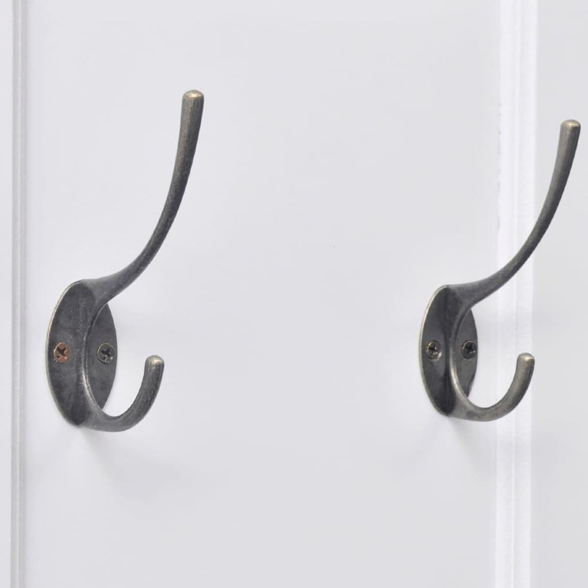 VIDAXL Portemanteaux 2 pcs Blanc