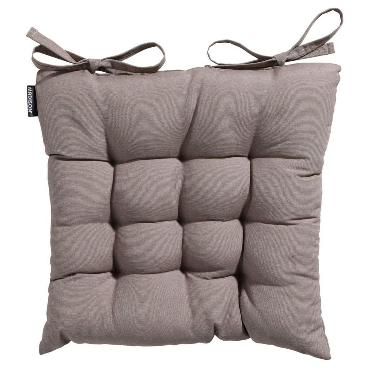 MADISON Madison Coussin de chaise Panama 46x46 cm Taupe