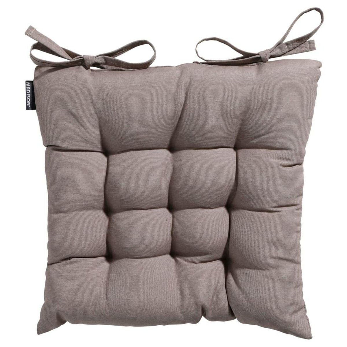 MADISON Madison Coussin de chaise Panama 46x46 cm Taupe