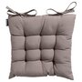 Voir la diapositive 2 : MADISON Madison Coussin de chaise Panama 46x46 cm Taupe