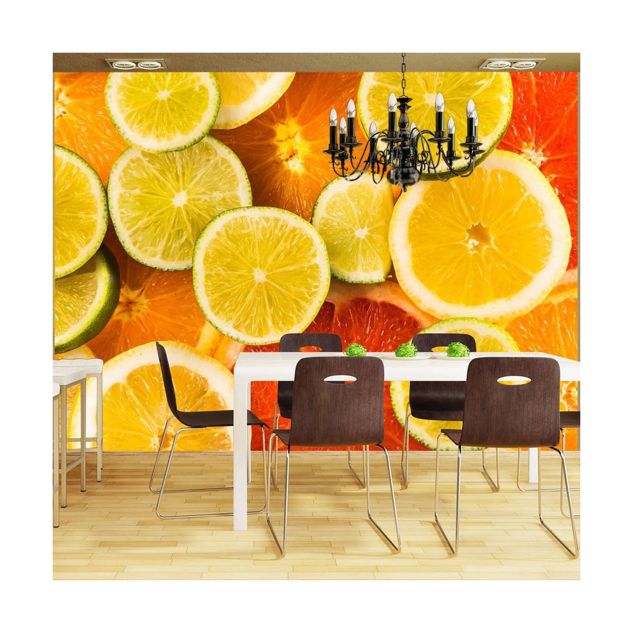 Paris Prix Papier peint  citrus fruits. Coloris disponibles : Multicolore