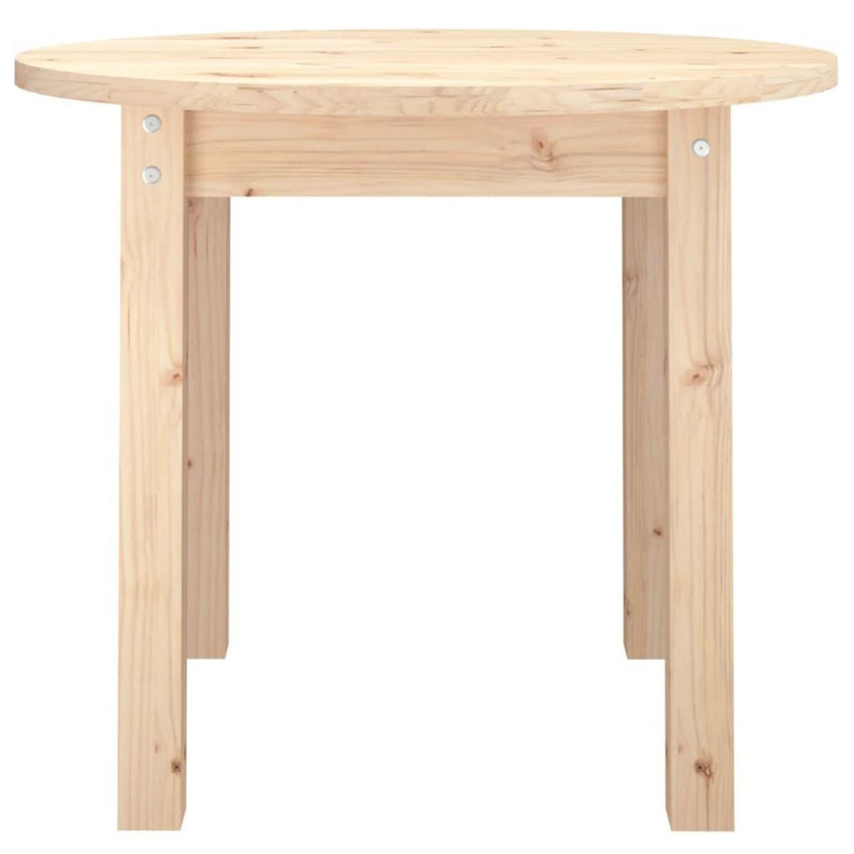 VIDAXL Table basse Ø 55x45 cm Bois massif de pin