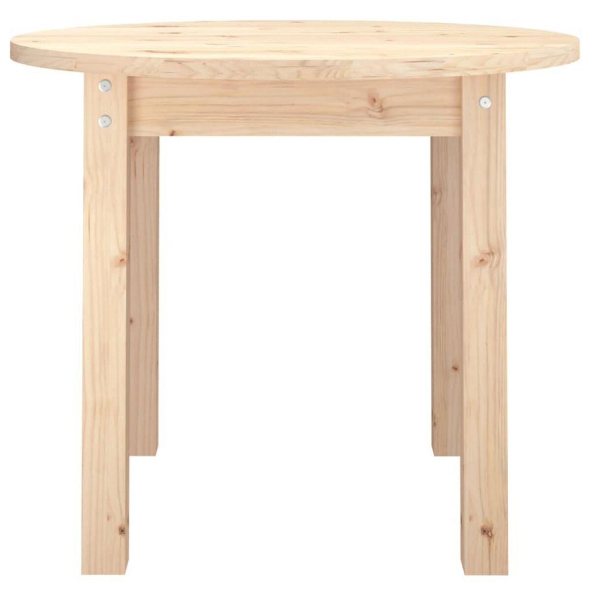 VIDAXL Table basse Ø 55x45 cm Bois massif de pin