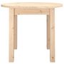 Voir la diapositive 5 : VIDAXL Table basse Ø 55x45 cm Bois massif de pin