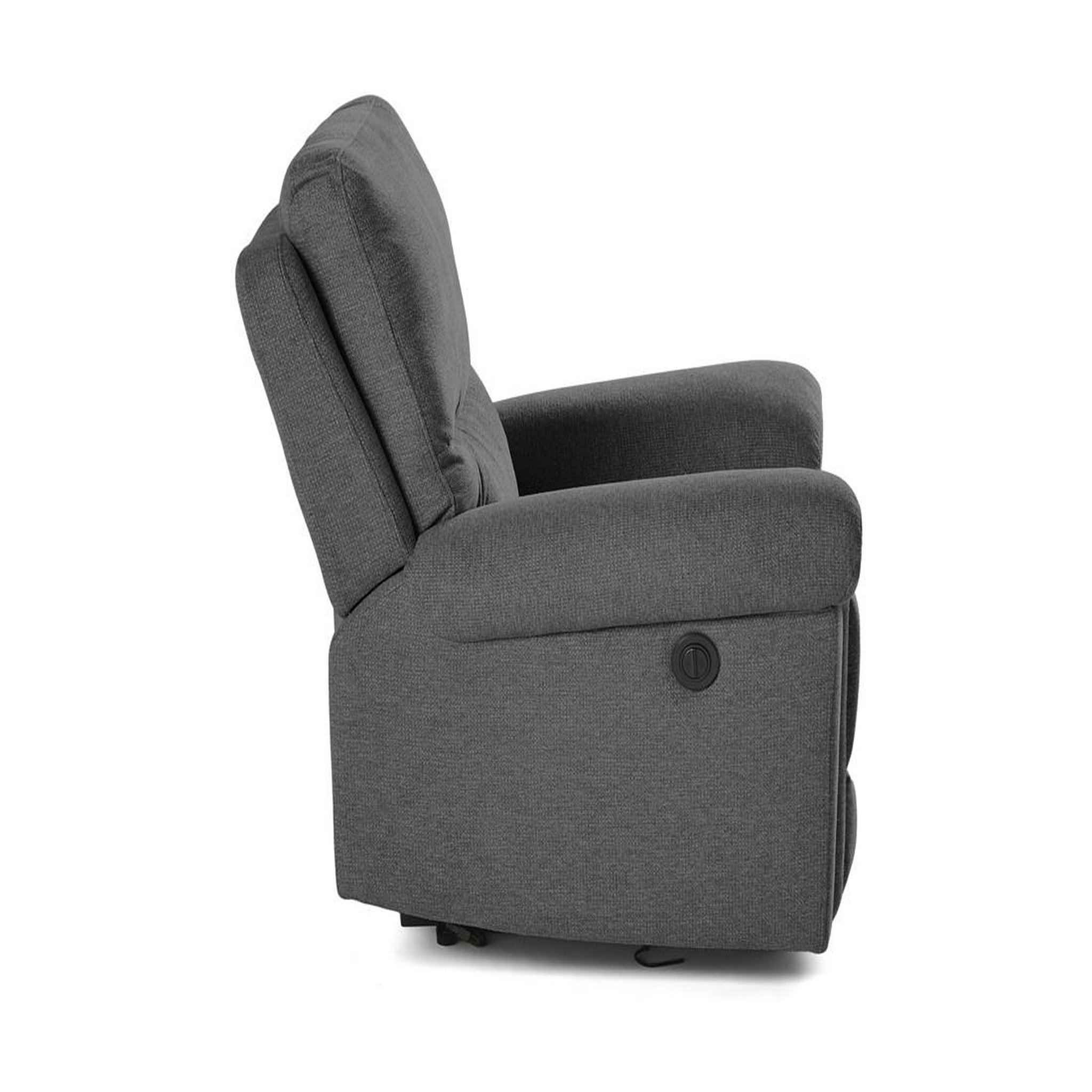 Voir la diapositive 3 : BEST MOBILIER Jasmin - fauteuil relax électrique - en tissu