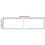 Voir la diapositive 6 : VIDAXL Ecran d'intimite de balcon gris 700x75 cm PVC