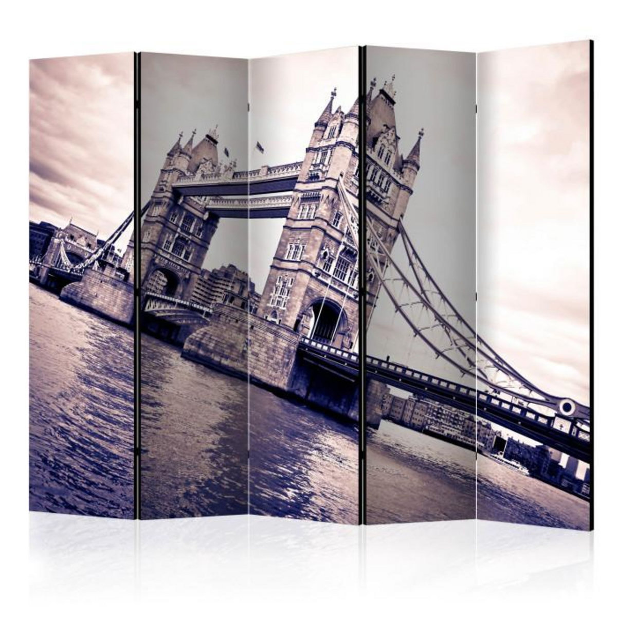 Paris Prix Paravent 5 Volets  Tower Bridge  172x225cm