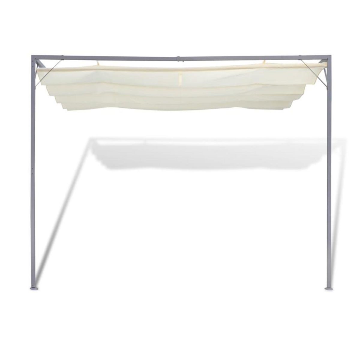 VIDAXL Tonnelle de jardin avec auvent retractable