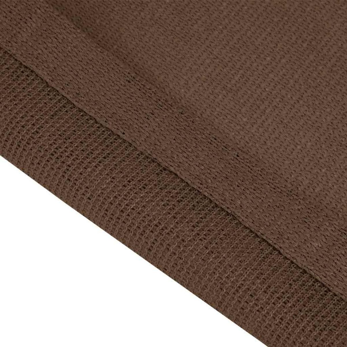 VIDAXL Tapis de tente 400x400 cm Marron