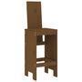 Voir la diapositive 3 : VIDAXL Tabourets lot de 2 marron miel 40x42x120 cm bois massif de pin