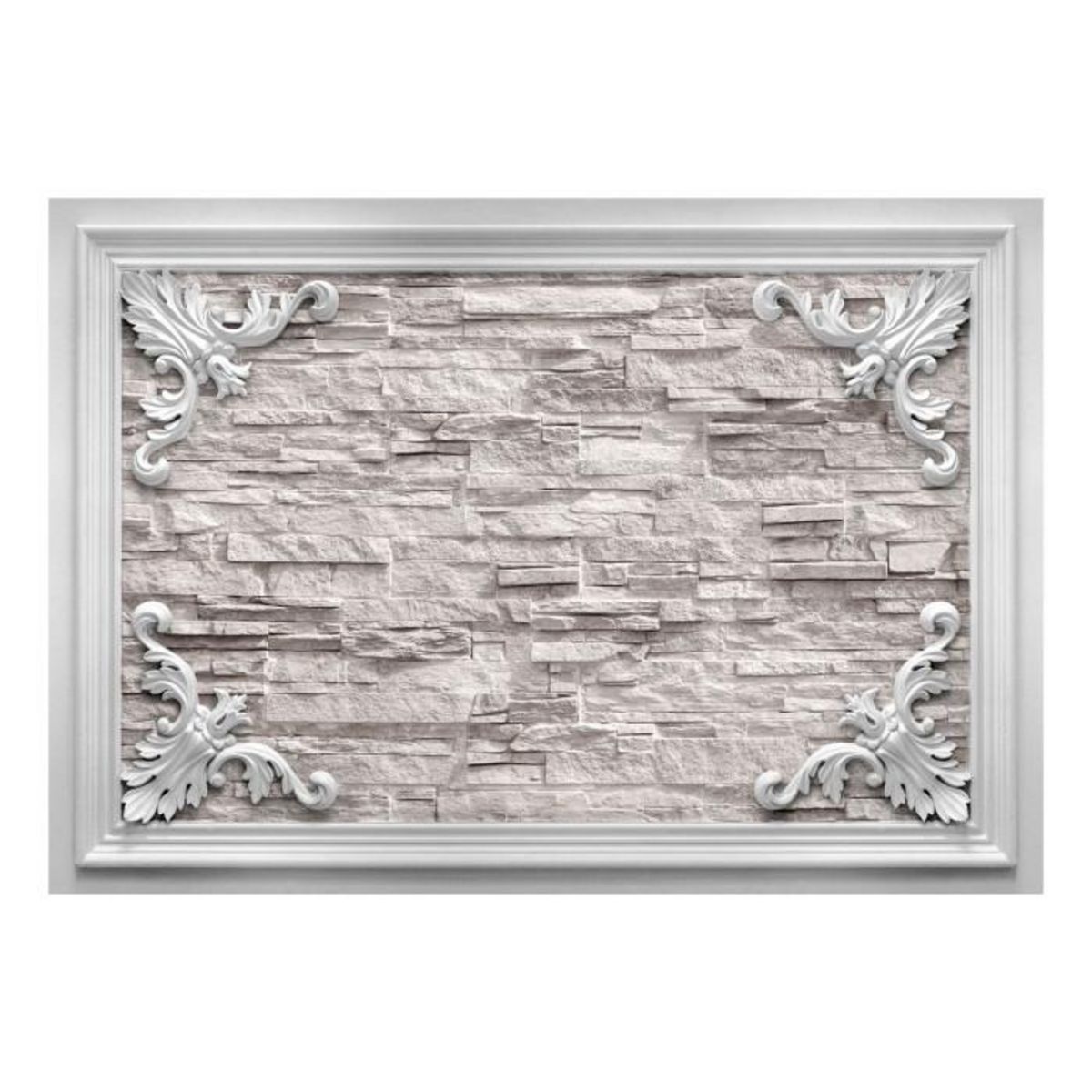 Paris Prix Papier Peint  Brick in the Frame Beige
